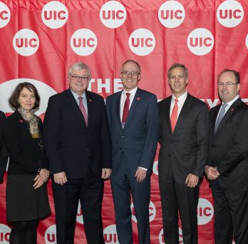 UIC and Deerfield leadership
                  