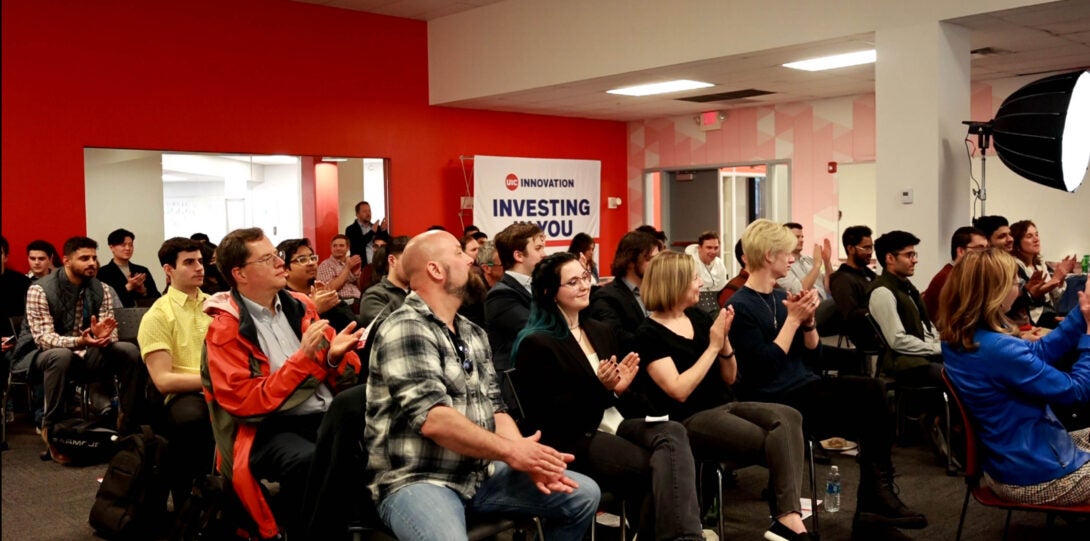 Audience at Pitch Challenge